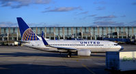 N16703 @ KORD - Taxi ORD - by Ronald Barker