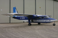 G-SICB @ EGHH - Shortly after roll out from the paint shop. - by Howard J Curtis