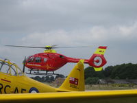 G-WMAS @ EGBM - Air ambulance taking off from Tatenhill during 2013 funding raising day - by Andrew Todd