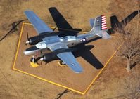 44-34746 - aerial view of 44-34746, El Reno, OK. Photo taken approx. 1500' AGL. Restoration of  airframe by Gary Trice of Yukon OK, and Charles Rukes of Geary OK. - by Gary Trice