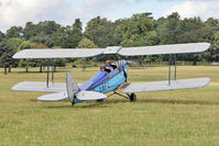 G-ANFL @ X1WP - De Havilland DH-82A Tiger Moth II at The De Havilland Moth Club's 28th International Moth Rally at Woburn Abbey. August 2013. - by Malcolm Clarke