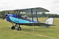 G-ANFL @ X1WP - De Havilland DH-82A Tiger Moth II at The De Havilland Moth Club's 28th International Moth Rally at Woburn Abbey. August 2013. - by Malcolm Clarke