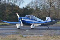 G-AYKD @ EGSV - Just landed. - by Graham Reeve