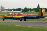F-GSYD @ LFPB - F-GSYD - Fouga CM-170 Magister, Taxiing after solo display, Paris-Le Bourget Air Show 2013 - by Yves-Q