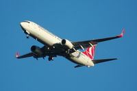 TC-JYJ @ EGCC - Turkish Airlines Boeing 737-9F2(ER) TC-JYJ on approach to Manchester Airport. - by David Burrell