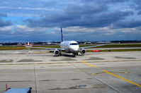N857RW @ KORD - Taxi to parking ORD - by Ronald Barker