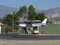 N704UT @ SZP - 1976 Cessna 150M, Continental O-200 100 Hp, landing Rwy 22 - by Doug Robertson