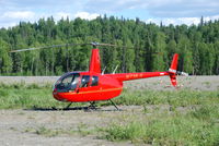 N716JL @ TKA - R.44 at Talkeetna airport AK - by Jack Poelstra