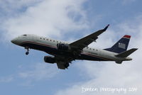 N814MD @ KSRQ - US Air Flight 3346 operated by Republic (N814MD) arrives at Sarasota-Bradenton International Airport following a flight from Reagan National - by Donten Photography