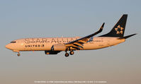 N76516 @ BWI - Near touch down at sunset.