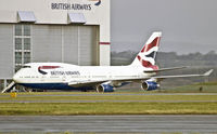 G-CIVW @ EGFF - 747-436 seen at BAMC, departed at 1700 to Heathrow callsign Speedbird 9172. - by Derek Flewin
