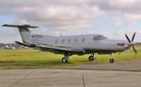 M-OPAL @ EGHH - Parked at Pilatus Centre - by John Coates