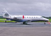 G-FCAP @ EGHH - Parked at Citation Centre - by John Coates