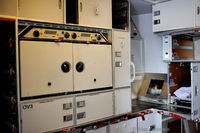 N777AN @ KMIA - First Class galley - by Alex Feldstein