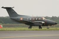 111 @ LFOA - Embraer EMB-121AN Xingu, Taxiing after display flight, Avord Air Base 702 (LFOA) open day 2012 - by Yves-Q