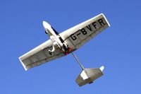G-BVFR @ EGFH - Resident Streak Shadow overflying runway 22 at EGFH.