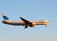 9K-AOB @ KJFK - Going to a landing on RWY 22L - by Gintaras B.