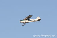 N170TW @ KSRQ - Cessna 170 (N170TW) on approach to Sarasota-Bradenton International Airport - by Donten Photography