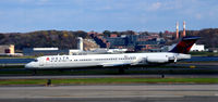 N912DE @ KDCA - Landing roll with thrust reversers National - by Ronald Barker