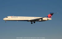 N949DN @ BWI - On final to 33L.