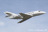 N632KA @ KSRQ - Dassault Falcon 20 (N632KA) departs Sarasota-Bradenton International Airport enroute to Lubbock Smith International Airport - by Donten Photography