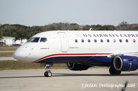 N805MD @ KSRQ - US Air Flight 3346 operated by Republic (N805MD) arrives at Sarasota-Bradenton International Airport following a flight from Reagan National Airport - by Donten Photography