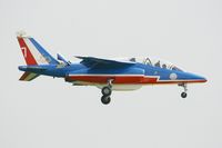 E152 @ LFOC - Dassault-Dornier Alpha Jet E (F-UHRT), Athos 07 of Patrouille de France 2013, Chateaudun Air Base 279 (LFOC) Open day 2013 - by Yves-Q