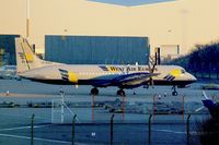 SE-MAO @ EGNX - 1989 British Aerospace ATP, c/n: 2011 on the East Midlands Cargo ramp - by Terry Fletcher