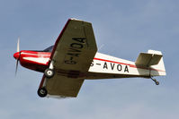 G-AVOA @ EGBR - SAN Jodel DR-1050 Ambassadeur at The Real Aeroplane Club's Pre-Hibernation Fly-In, Breighton Airfield, October 2013. - by Malcolm Clarke