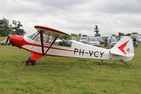 PH-VCY @ X1WP - Piper PA-18-95 Super Cub at The De Havilland Moth Club's 28th International Moth Rally at Woburn Abbey. August 2013. - by Malcolm Clarke