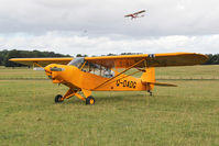 G-DADG @ X1WP - Piper PA-18-150 Super Cub at The De Havilland Moth Club's 28th International Moth Rally at Woburn Abbey. August 2013. - by Malcolm Clarke