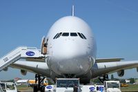 F-WWDD @ LFPB - Airbus A380-861, Static display, Paris Le Bourget (LFPB-LBG) Air Show in june 2011 - by Yves-Q
