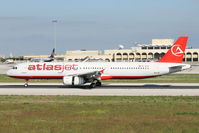 TC-ETH @ LMML - A321 TC-ETH Atlasjet - by Raymond Zammit