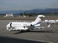 VP-CAG @ OXR - Bombardier BD-100 CHALLENGER 300, two Honeywell HTF7000 Turbofans with FADEC each flat rated to 6,500 lb st with APR at ISA+15 deg. C. High cruise M0.82 or 470 kt 541 mph. Normal cruise M0.80 or 459 kt 528 mph - by Doug Robertson
