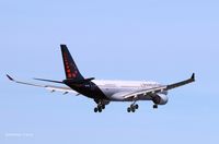 OO-SFZ @ KJFK - Going to a landing on RWY 4R, JFK - by Gintaras B.
