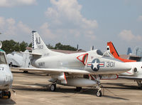 137813 @ NPA - 137813 Skyhawk in the Pensacola 'back lot' - by Pete Hughes
