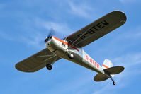 G-BTEW @ EGBR - Cessna 120 at The Real Aeroplane Club's Pre-Hibernation Fly-In, Breighton Airfield, October 2013. - by Malcolm Clarke