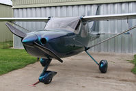 G-CBAR @ X5FB - Stoddard-Hamilton Glastar, Fishburn Airfield UK, September 2013. - by Malcolm Clarke