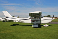 G-SKYL @ EGBR - Cessna 182S Skylane at The Real Aeroplane Club's Pre-Hibernation Fly-In, Breighton Airfield, October 2013. - by Malcolm Clarke