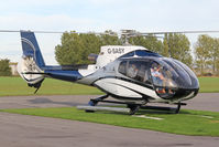 G-SASY @ EGBR - Eurocopter EC-130B-4 at The Real Aeroplane Club's Pre-Hibernation Fly-In, Breighton Airfield, October 2013. - by Malcolm Clarke