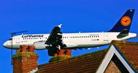 D-AIZA @ EGLL - Lufthanza Airbus A320-214, (D-AIZA) c/n 4097. on approach to land on 27L Heathrow. © PhilRHamar - by Phil R Hamar