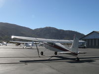 N2341C @ SZP - 1953 Cessna 180, Continental O-470-A 225 Hp, Horton STOL mods by STC, note wing fences. First year production, would not be called Skywagon until 1969. - by Doug Robertson