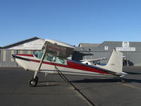 N2341C @ SZP - 1953 Cessna 180, Continental O-470-A 225 hp, first year of production, would not be called Skywagon until 1969, Horton STOL mods by STC. - by Doug Robertson