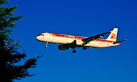 EC-JNI @ EGLL - Iberia Airlines, (EC-JNI) 2004 Airbus A321-211, c/n 2270, on approach to land on 27L Heathrow. © PhilRHamar