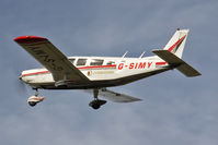 G-SIMY @ EGBR - Piper PA-32-300 Cherokee Six at The Real Aeroplane Club's Pre-Hibernation Fly-In, Breighton Airfield, October 2013. - by Malcolm Clarke