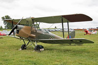 G-BLUZ @ X1WP - De Havilland DH-82B Queen Bee at The De Havilland Moth Club's 28th International Moth Rally at Woburn Abbey. August 2013. - by Malcolm Clarke