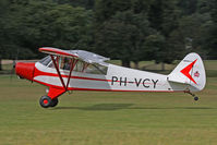 PH-VCY @ X1WP - Piper PA-18-95 Super Cub at The De Havilland Moth Club's 28th International Moth Rally at Woburn Abbey. August 2013. - by Malcolm Clarke