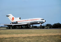 SE-DDC @ STN - Transair Sweden Boeing 727-134C landing at Stansted in the Summer of 1976. - by Peter Nicholson