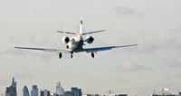 OK-SLX @ EGLC - 2002 Cessna 560XL Citation Excel, (OK-SLX) c/n: 560-5243, on approach to land on 27 (LCY). © PhilRHamar