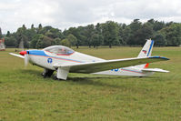 D-KANU @ EGBR - Schleicher ASK-16 at The Real Aeroplane Club's Pre-Hibernation Fly-In, Breighton Airfield, October 2013. - by Malcolm Clarke